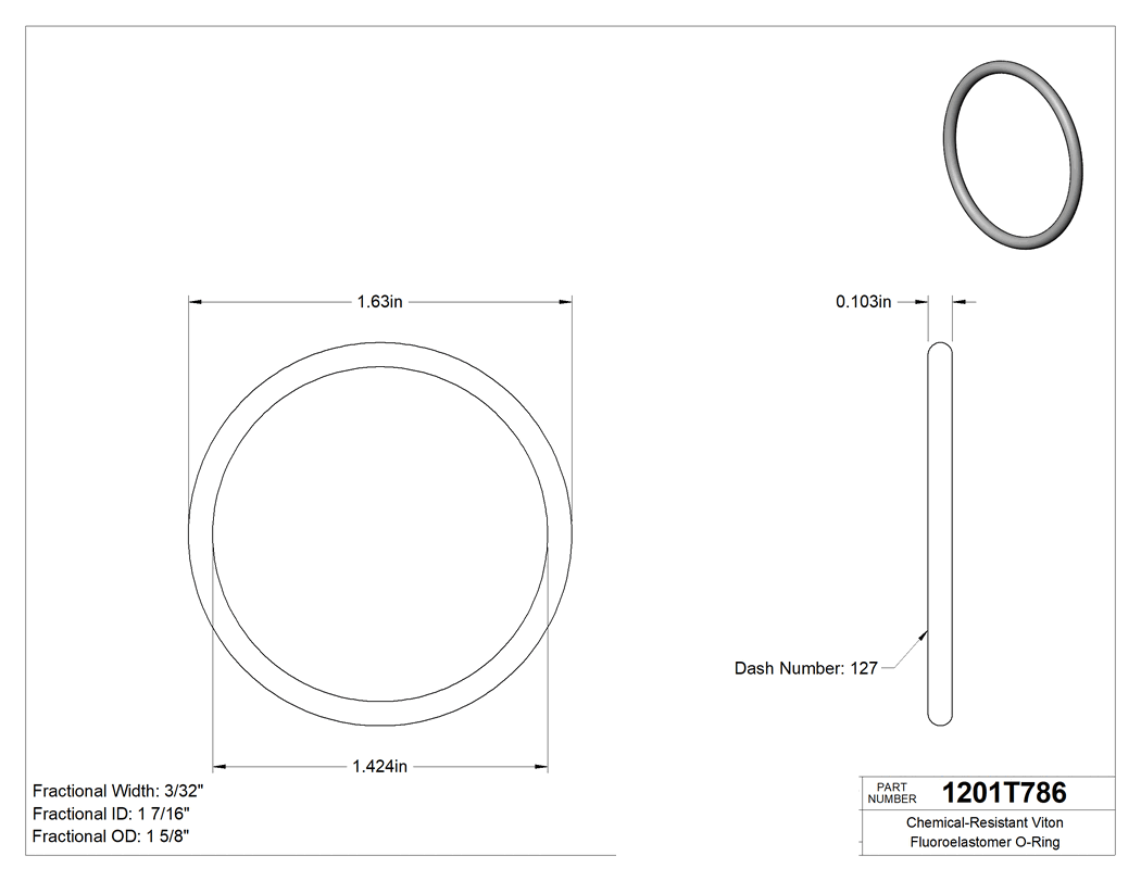 Technical drawing - 1201T786